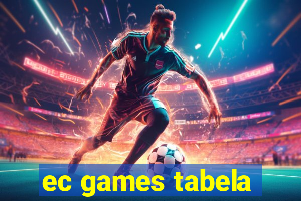 ec games tabela